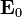 \ Mathbf {E} _0