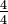 \ Tfrac44