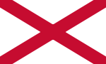 La saltire.svg de St Patrick
