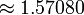 \ Environ 1,57080