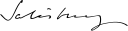 Cursive signature à l'encre
