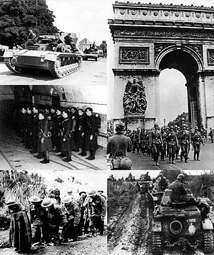 Bataille de France collage