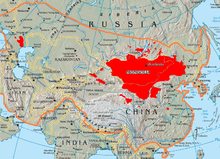 Carte de l'Asie