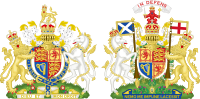 Armoiries royales du Royaume-Uni (les deux Royaumes) .svg