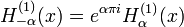 H _ {- \ alpha} ^ {(1)} (x) = e ^ {\ alpha \ pi} i H _ {\ alpha} ^ {(1)} (x)