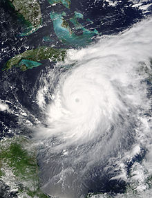 Une image de l'ouragan Iven