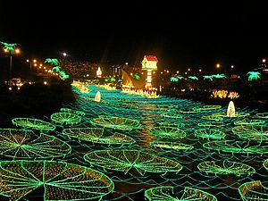 Noël à Medellin, en Colombie.