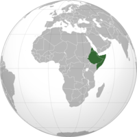 Carte de la Corne de l'Afrique