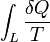 \ Int_L \ frac {\ delta Q} {T}