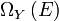 \ Omega_ {Y} \ left (E \ right)