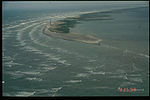 Les îles Chandelur; les îles ont de vastes zones de feuillage et plages