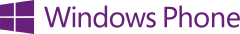 Windows Phone 8 logo et le (violet) .svg