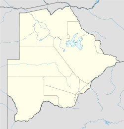 Gaborone est situé au Botswana