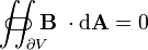 \ Iint _ {\ V partielle} \ \ \ \ \ \ \ \ \ \ \ \ \ \ \ \ \ \ \ \;!!!!!!!!!!!!!!!!!!! \; \ ; \ subset \ \ supset \ mathbf B \;! \ cdot \ mathrm {d} \ mathbf A = 0