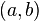 (A, b) \,