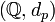 \ Left (\ mathbb {Q}, D_P \ right)