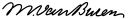 Cursive signature à l'encre