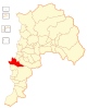 Plan de la commune dans la région de Valparaíso Valparaíso