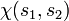 \ Chi (s_1, S_2)