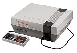 Nintendo Entertainment System avec le contrôleur