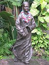 Statue de Sun Yat-sen comme un garçon de l'école à Honolulu, Hawaii, âge de 13 ans