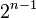 2 ^ {n-1}