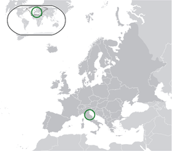 Lieu de Saint-Marin en Europe