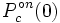 P_c ^ {\ circ} n (0)