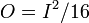 O = I ^ 2/16