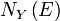 N_ {Y} \ left (E \ right)