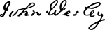 Appletons 'Wesley John signature.svg