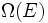 \ Omega (E) \