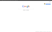 Página de inicio de Google en 2010