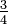\ Tfrac {3} {4}