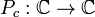 P_c: \ mathbb C \ a \ mathbb C
