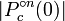 | P_c ^ {\ circ} n (0) |