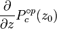 \ Frac {\ partial} {\ partial {z}} p_c ^ {\ circ} p (z_0)