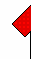 Una camisa de algodón a cuadros con rayas rojo y negro con un collar negro. Pantalones cortos blancos. Calcetines negros con tops de rayas rojas.