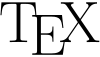 El logo TeX