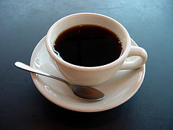 Una taza de café.