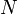 N \; \!